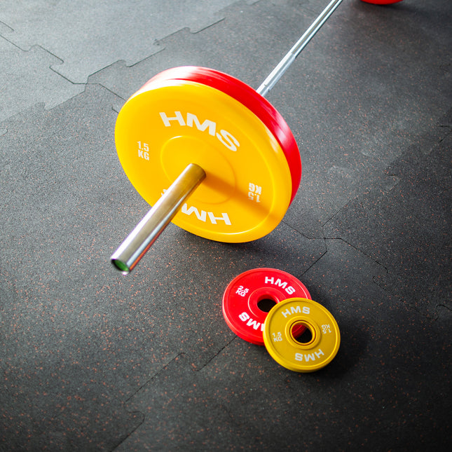 Rote Olympische Hantelscheiben, 2 x 2,5 kg, PE-Material