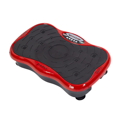 Plateforme vibrante rouge, vitesse réglable, équipement de fitness