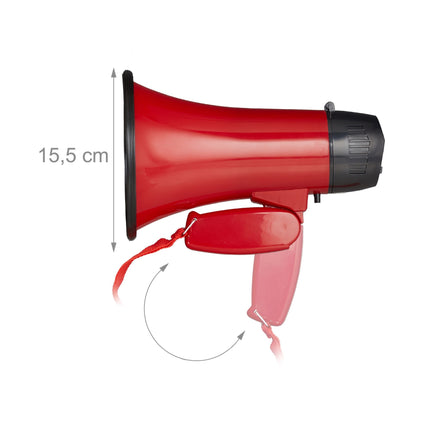 Mégaphone rouge pour le stade