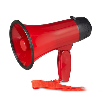 Mégaphone rouge pour le stade