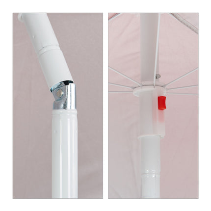 Roter Sonnenschirm 160 cm