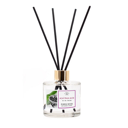 Diffuseur à bâtonnets en verre 100 ml - Parfum longue durée