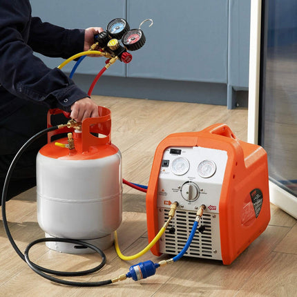 Refrigerant Recovery Tank, 13.6 kg, 400 PSI, Y-Valve