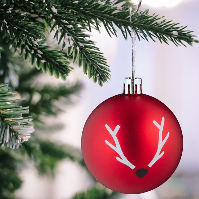 Weihnachtskugeln Rentier-Set, 50 Stück