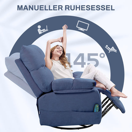 Elektrischer Massagesessel mit Wärme und Drehfunktion