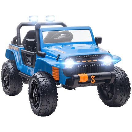 Voiture électrique télécommandée pour enfants, batterie 12V, siège parent-enfant