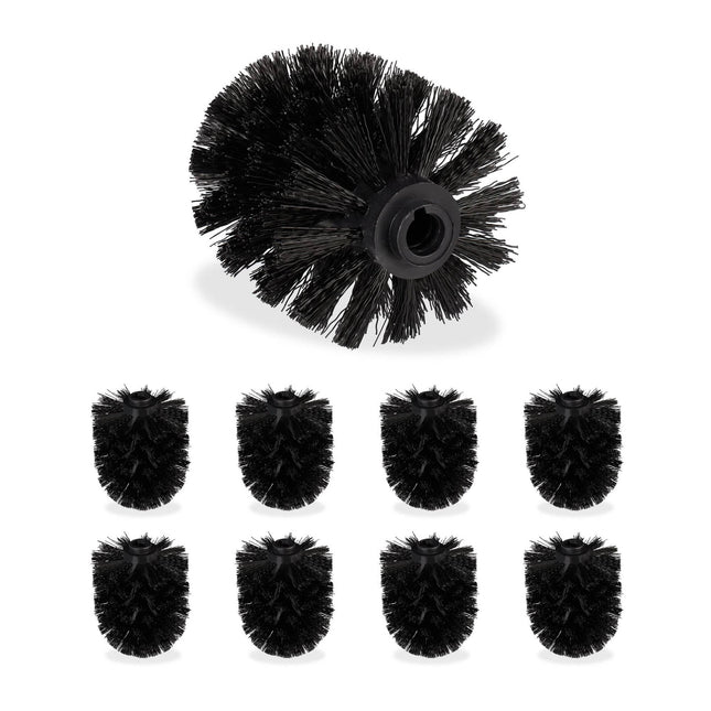 Tête de brosse de rechange pour brosse de toilette Lot de 9