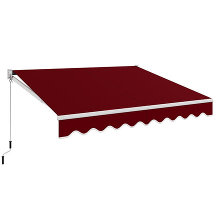 Gelenkarmmarkise, 3x2,5m, UV- & wasserabweisend, Weinrot