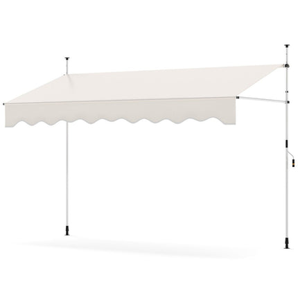 Store rétractable, sans perçage, hauteur réglable, résistant aux UV