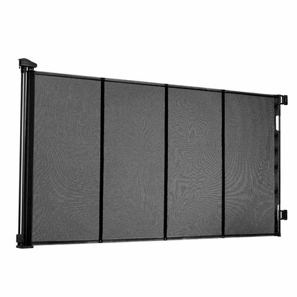 Retractable Baby Gate, Extra Wide 5150 mm, 990 mm Tall, Black