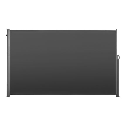 Retractable Side Awning 185 x 420 cm, Waterproof, Gray