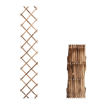 Ausziehbares Spalier aus Holz, 3er-Set