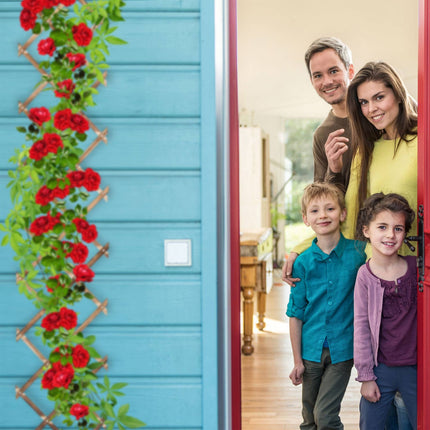 Ausziehbares Spalier aus Holz, 3er-Set