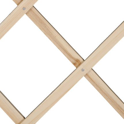 Treillis rétractable en bois, lot de 3