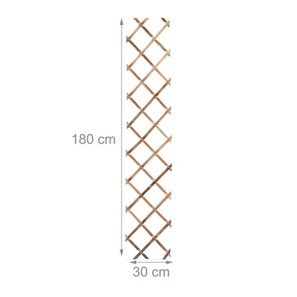 Ausziehbares Spalier aus Holz, 3er-Set