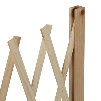 Treillis en bois rétractable