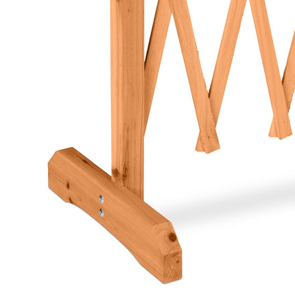 Treillis en bois rétractable