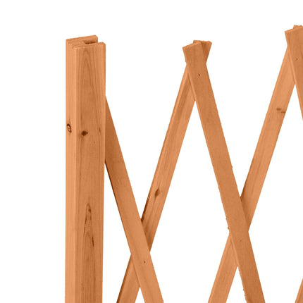 Treillis en bois rétractable
