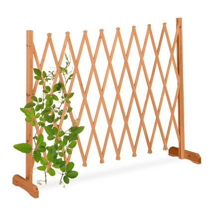 Treillis en bois rétractable