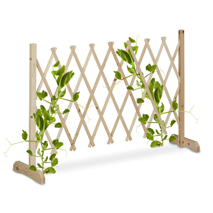 Treillis en bois rétractable