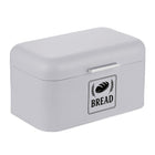 Retro Metal Bread Box with Lid – Compact Storage