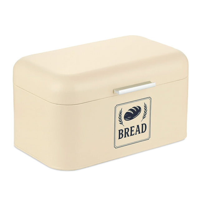 Boîte à pain rétro en métal avec couvercle - Garde le pain frais
