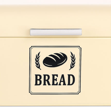 Retro-Metall-Brotkasten mit Deckel – Hält Brot frisch