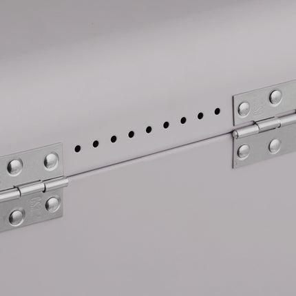 Brotkasten aus Metall im Retro-Design mit Deckel und Griff