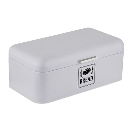 Brotkasten aus Metall im Retro-Design mit Deckel und Griff
