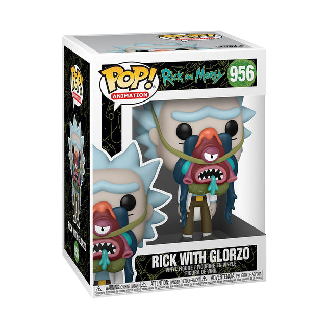 Figurine Funko Pop! en vinyle Rick et Morty - Rick avec Glorzo