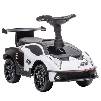 Ride-on car for children with storage, horn and engine sound