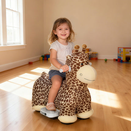 Girafe à chevaucher, à piles, housse lavable, 1,5 à 5 ans