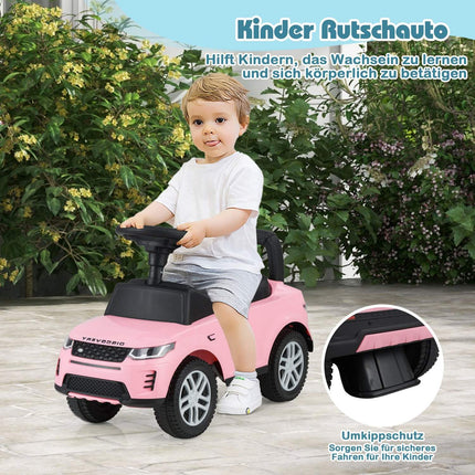 Aufsteigbares Spielzeugauto mit Stauraum, Pink, Sicher und lustig für Kinder