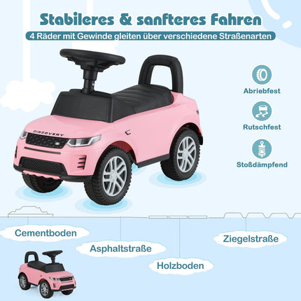 Aufsteigbares Spielzeugauto mit Stauraum, Pink, Sicher und lustig für Kinder