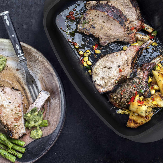Plat à rôtir avec couvercle