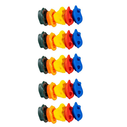 Rock Climbing Holds Set, 25 Pack with Mounting Hardware