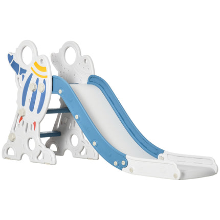 Toboggan pour enfants sur le thème des fusées avec échelle antidérapante, capacité de 30 kg