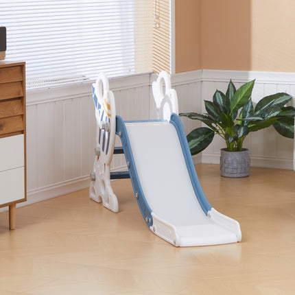 Toboggan pour enfants sur le thème des fusées avec échelle antidérapante, capacité de 30 kg