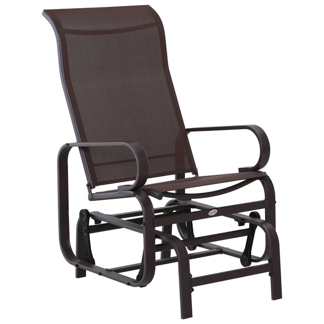 Garten-Schaukelstuhl aus Metall – Entspannende Outdoor-Möbel