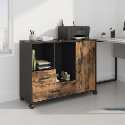 Rollschrank mit 2 Schubladen & 4 Ablagen