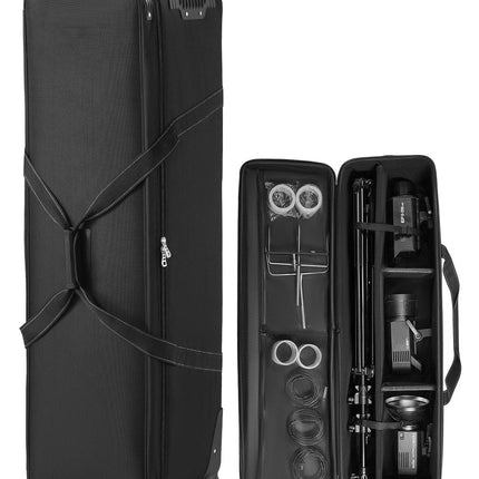 Rolling Camera Bag Trolley Case, 129.9L, 1680D Nylon