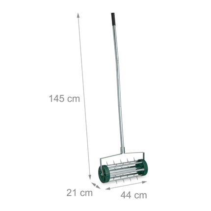 Rollender Rasenbelüfter mit Griff