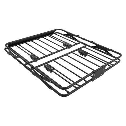 Roof Rack Cargo Basket, Foldable Steel, 200 lb, 46x36