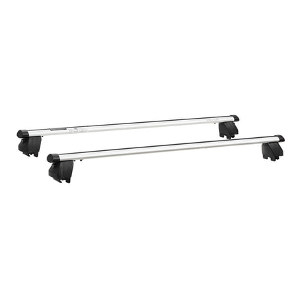 Roof Rack Cross Bars, 90 kg, Universal Lockable Aluminum