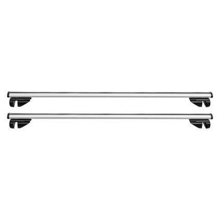Roof Rack Cross Bars for Raised Rails, Lockable, 165 lb
