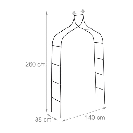 Rosenbogen 260 cm hoch