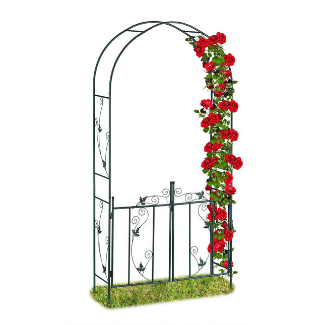 Arche à roses avec porte