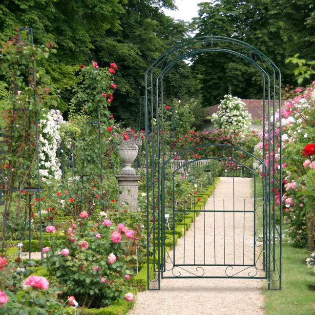 Arche de roses avec portail