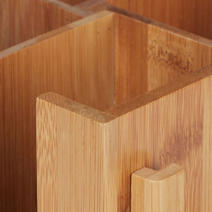 Drehbare Teebox aus Bambus