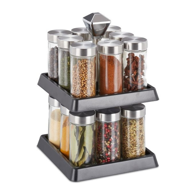 Étagère à épices rotative 16 pots à épices